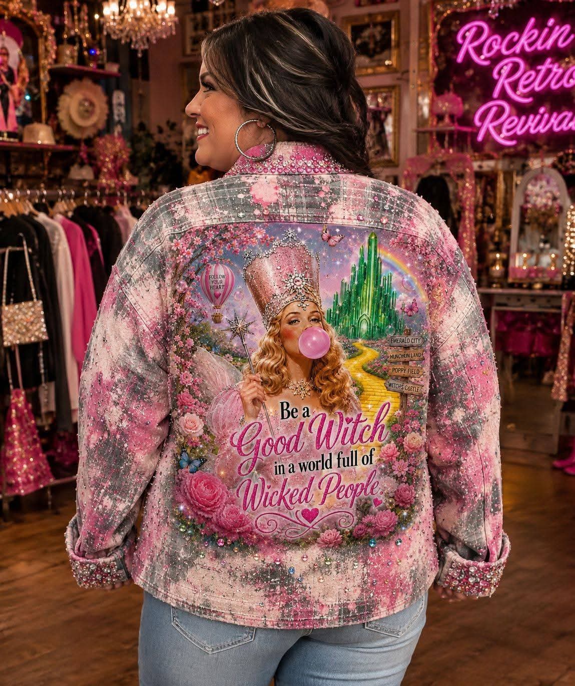 Be a Good Witch Flannel