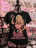 Cocktail Waitress in a Dolly Parton Wig T-Shirt