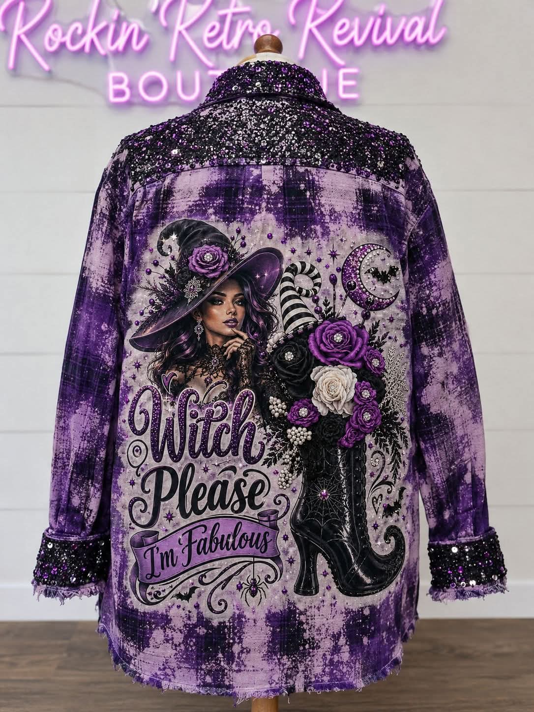 Witch Please I'm Fabulous Shirt Flannel