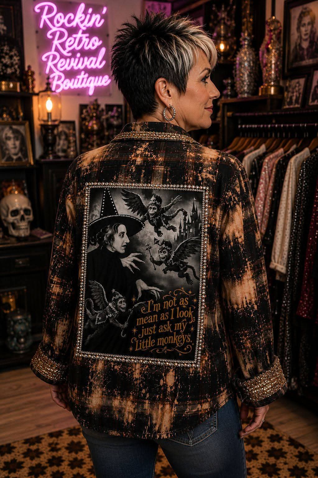 I'm Not As Mean As I Look — Just Ask My Little Monkeys Jacket