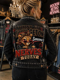 I Think I'm Gonna Get On Someone's Nerves Today Denim Jacket