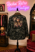 Camo Jacket — Original Artwork by Rockin' Retro Revival