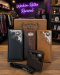 Western Cowhide Checkbook Covers & Wallets