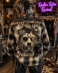 Crystal Lake Friday The 13th – Distressed Horror Plaid Flannel Shirt