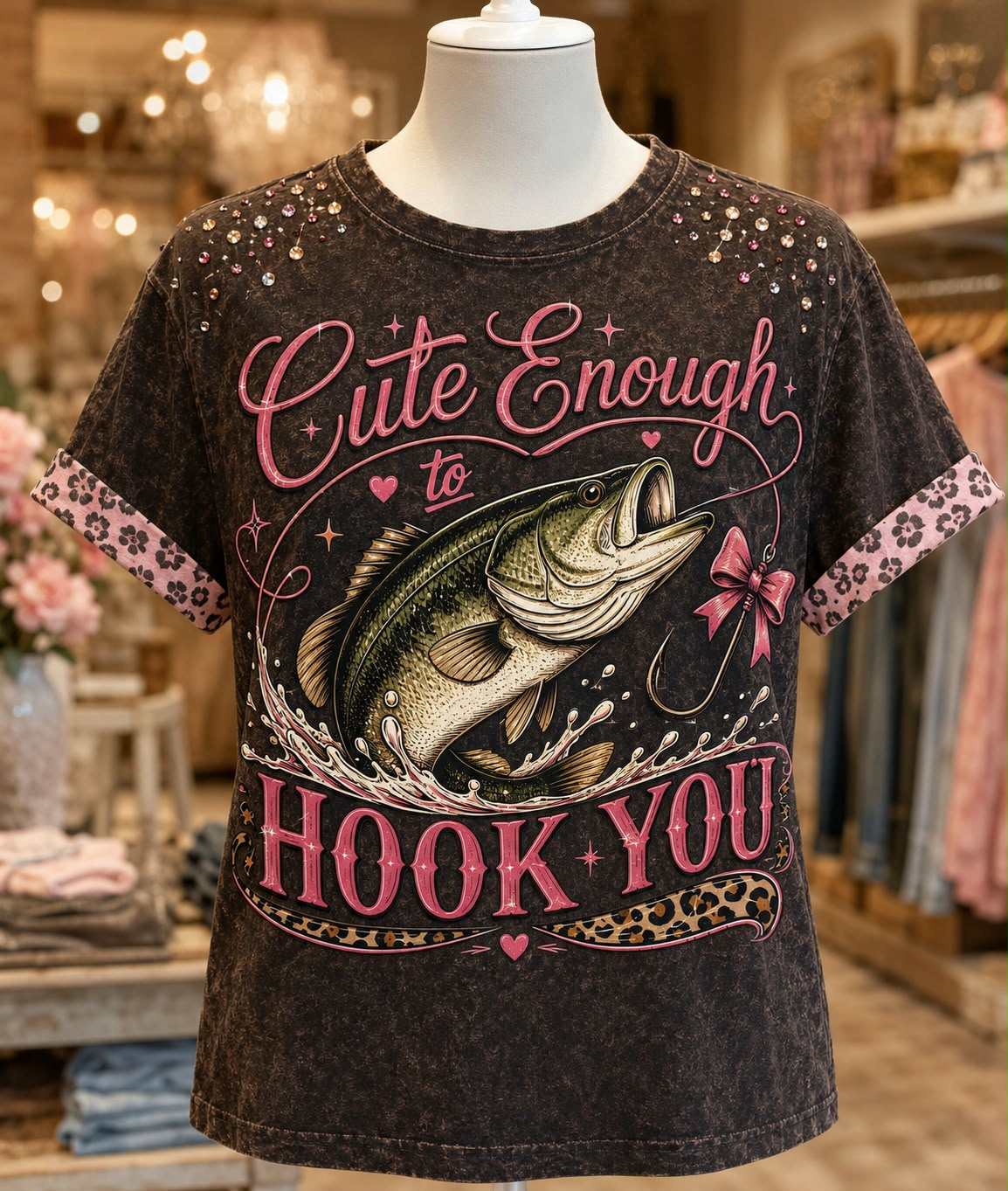 Cute Enough to Hook You Graphic Tee