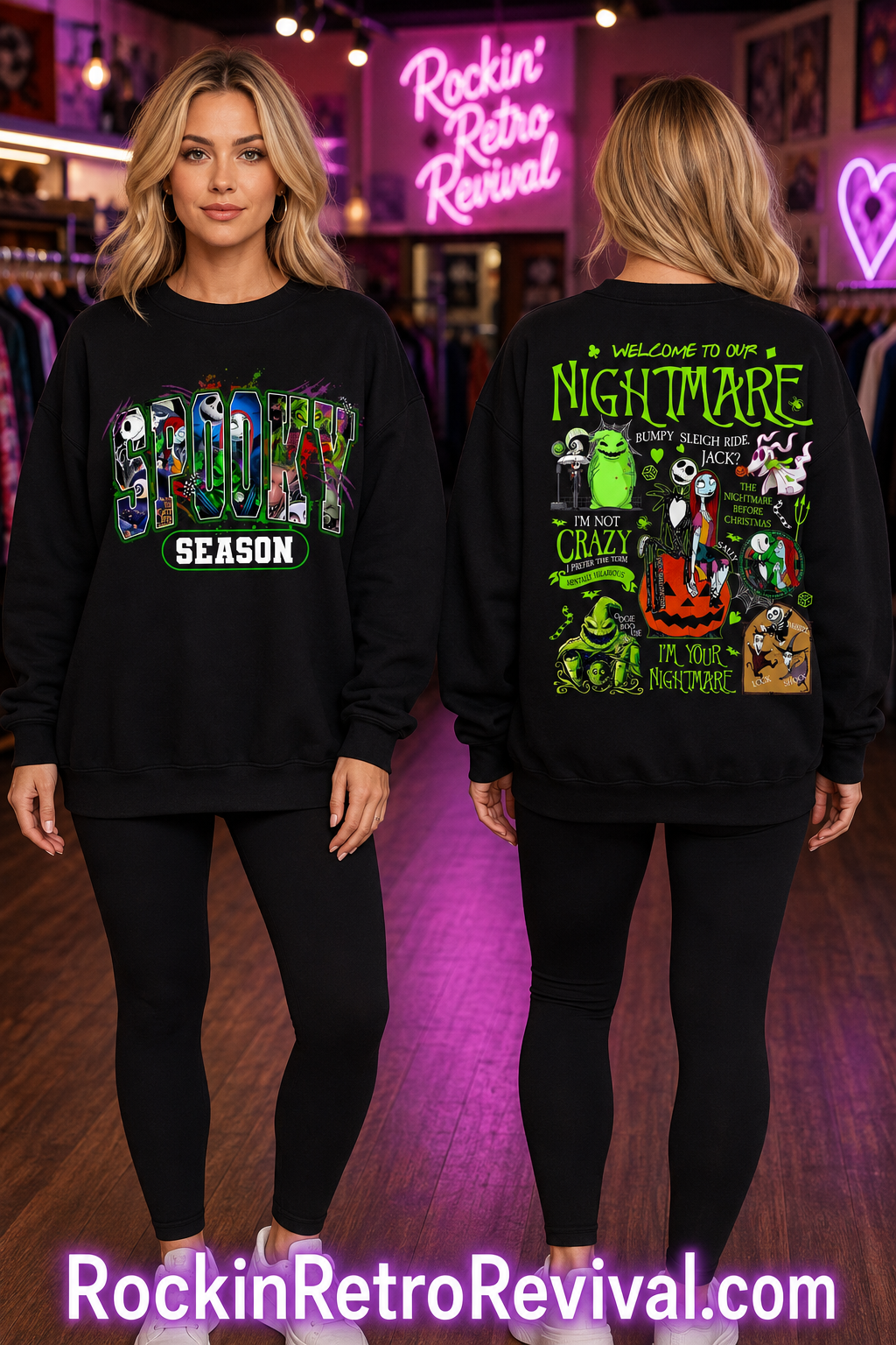 Spooky Nightmare Before Sweatshirt