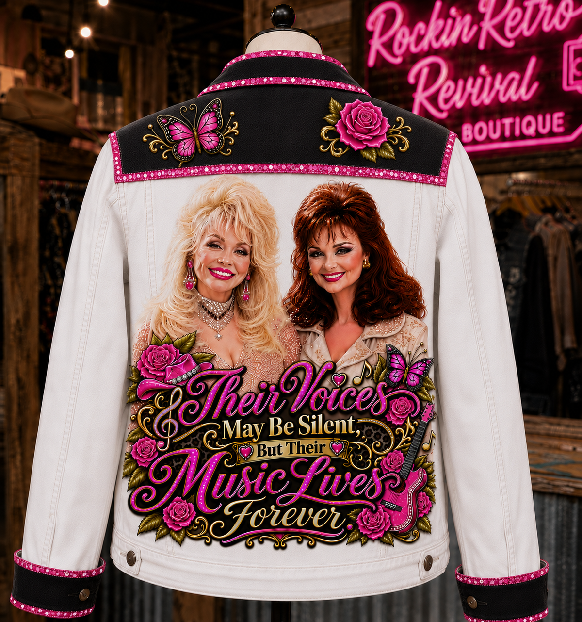 Their Voices Live Forever Denim Jacket