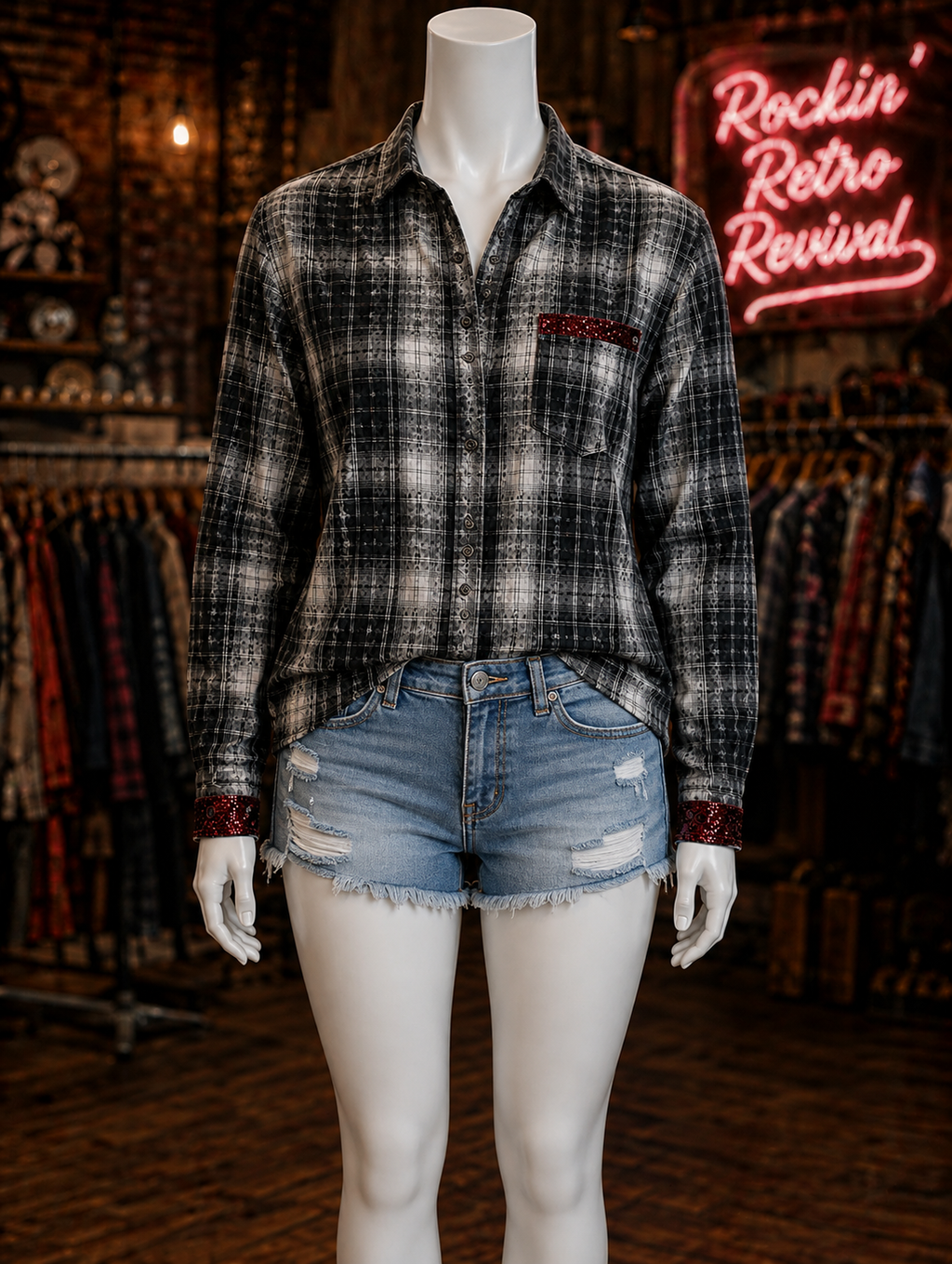 SHE MADE PEACE FLANNEL
