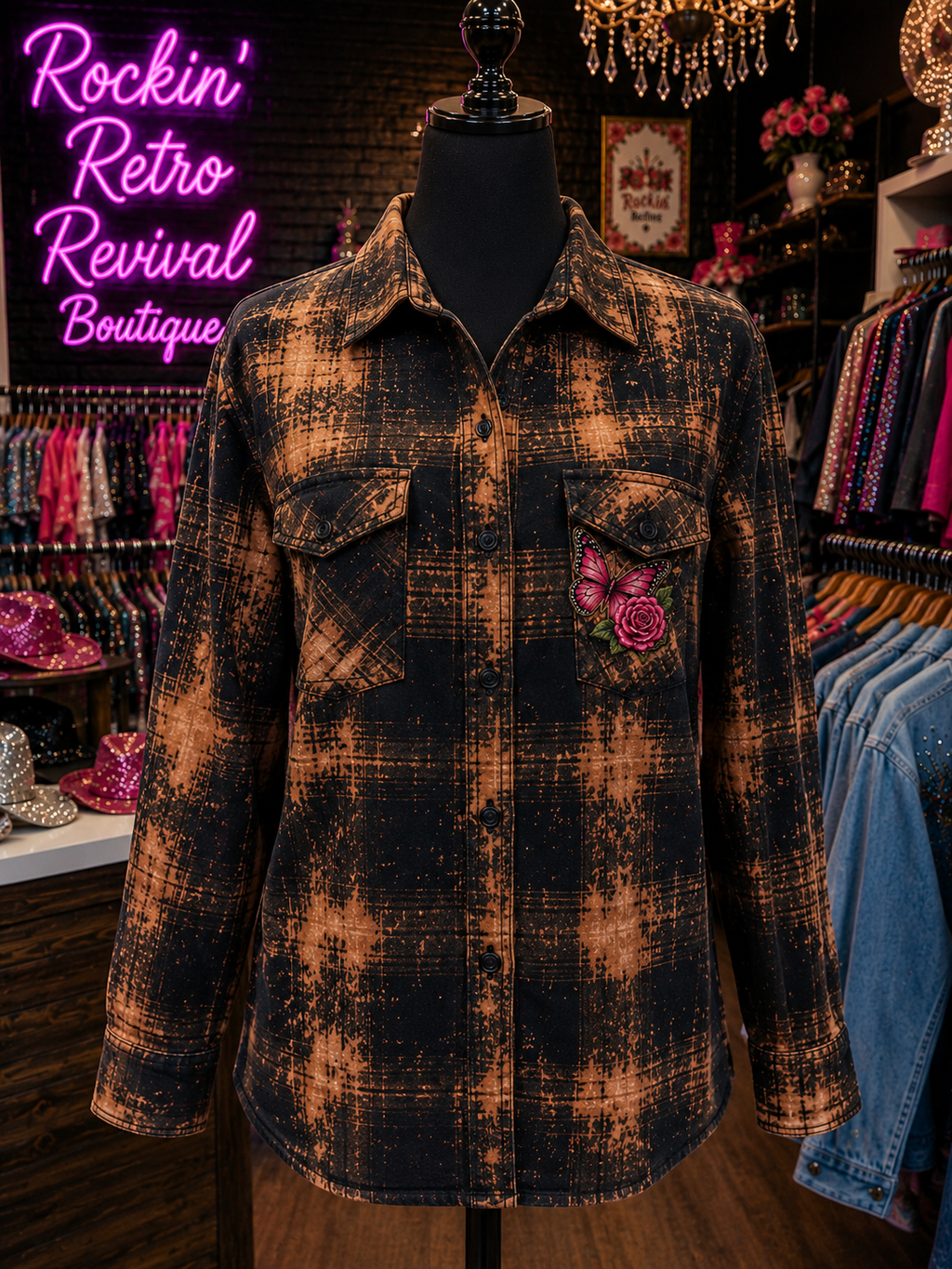 Dolly Parton Forever & Always Tribute Flannel