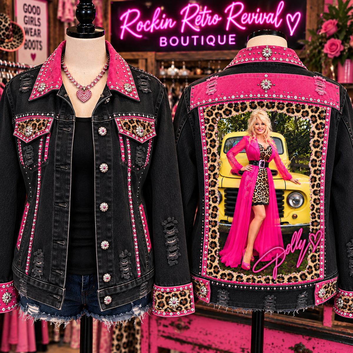 Dolly Distressed Statement Piece Jackets