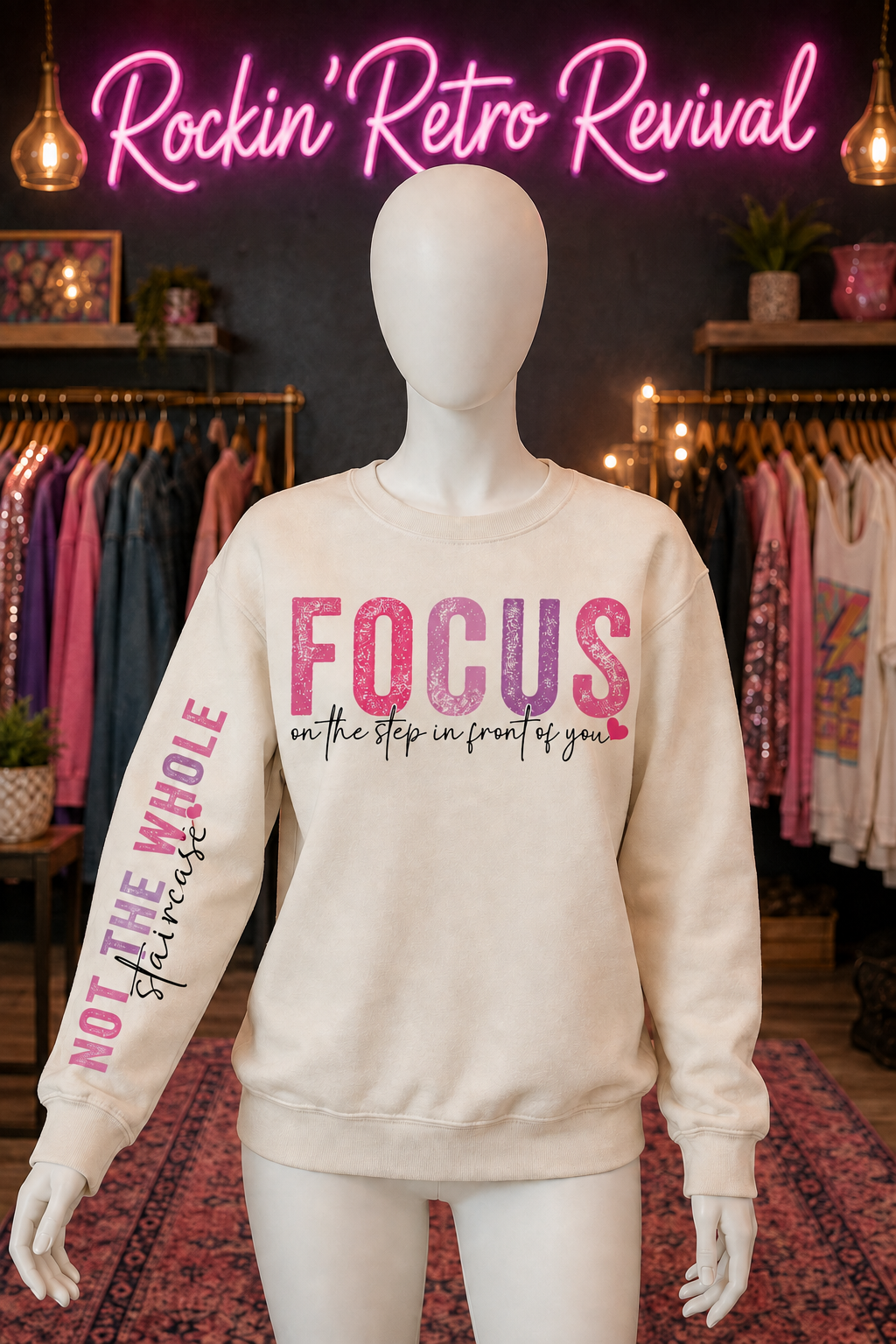 Focus on the next step in frnt of you 
Fleece in an array of colors 