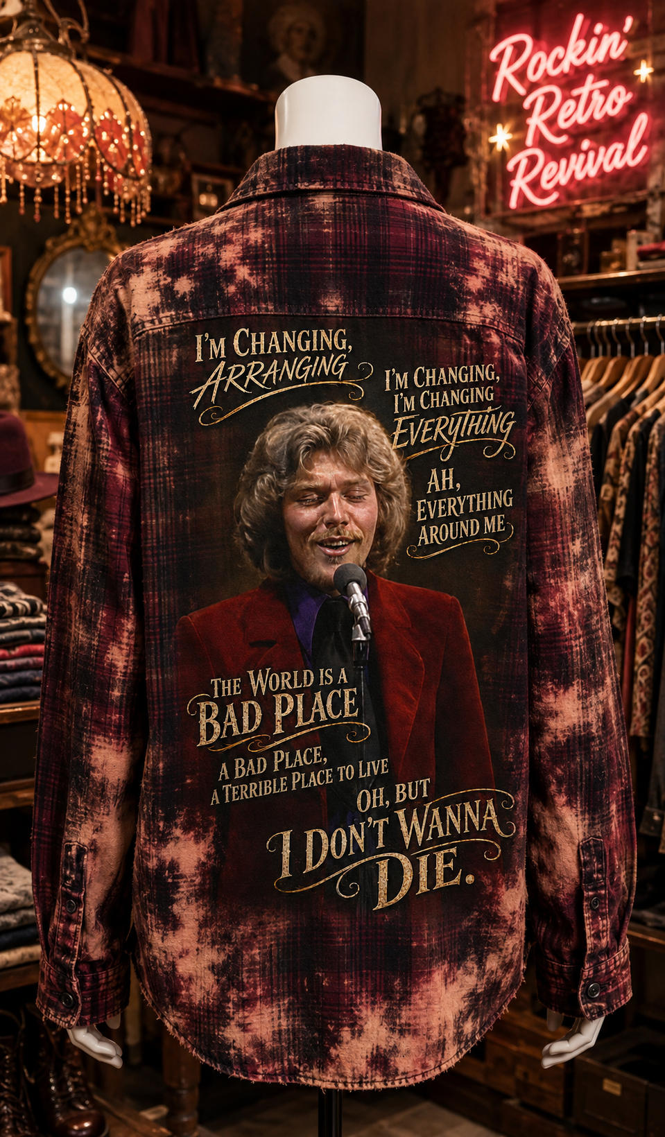 Marmalade 'I'm Changing, Arranging' Graphic Flannel Shirt