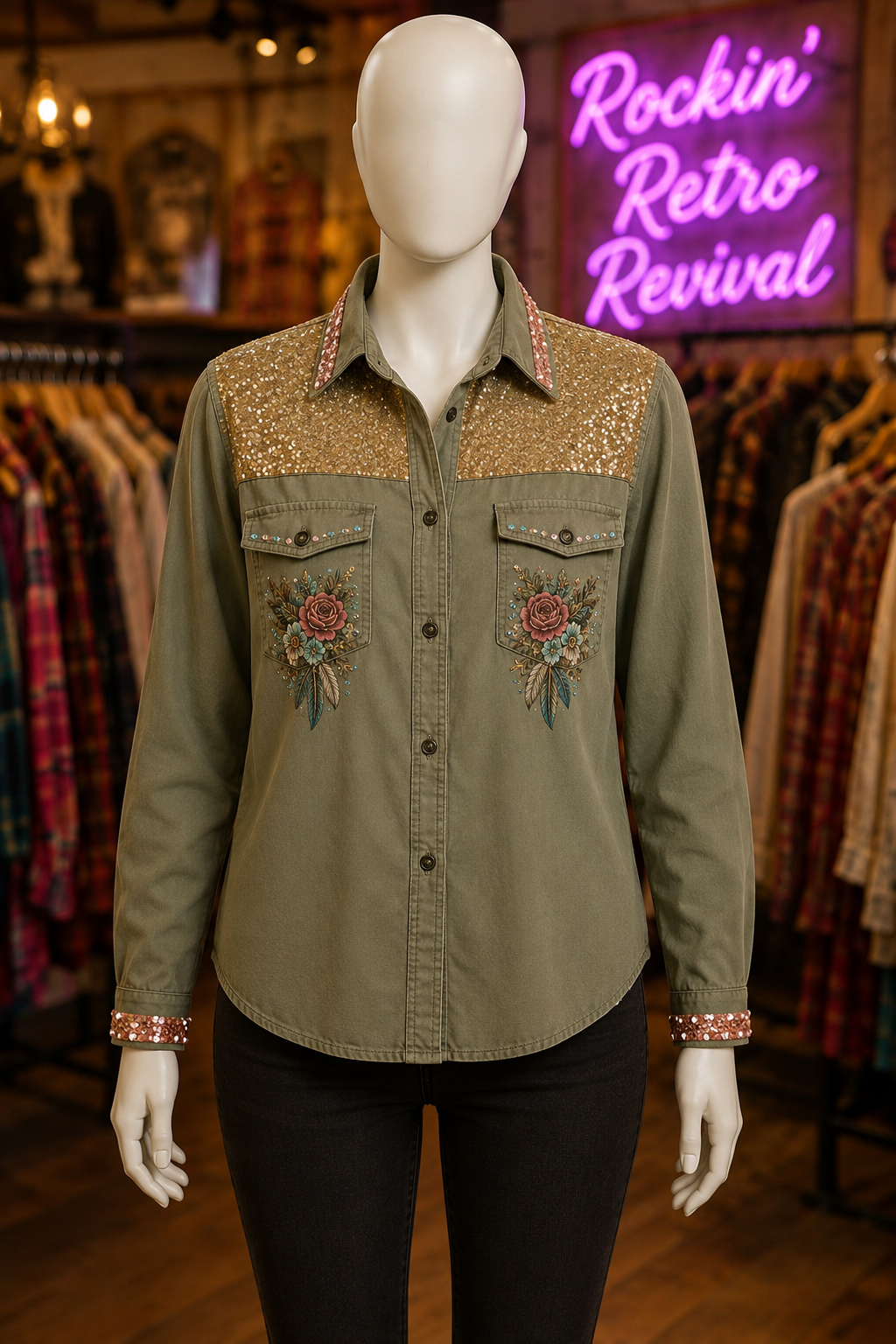 Wild Soul Soft Heart Western Shirt