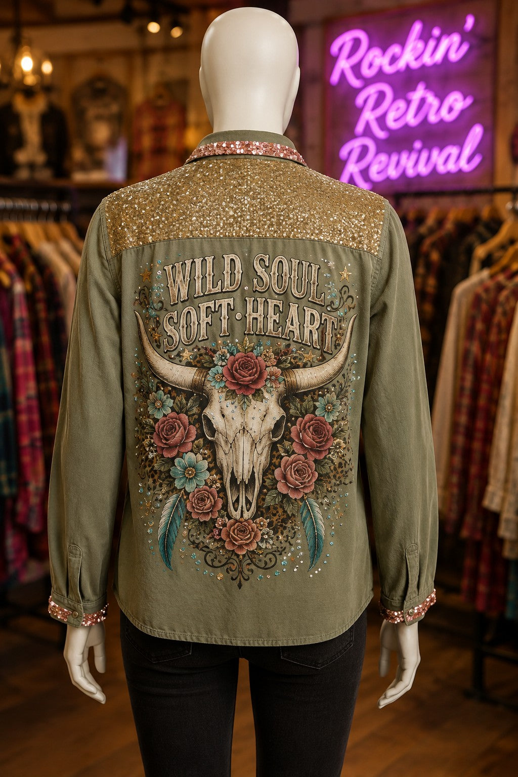 Wild Soul Soft Heart Western Shirt