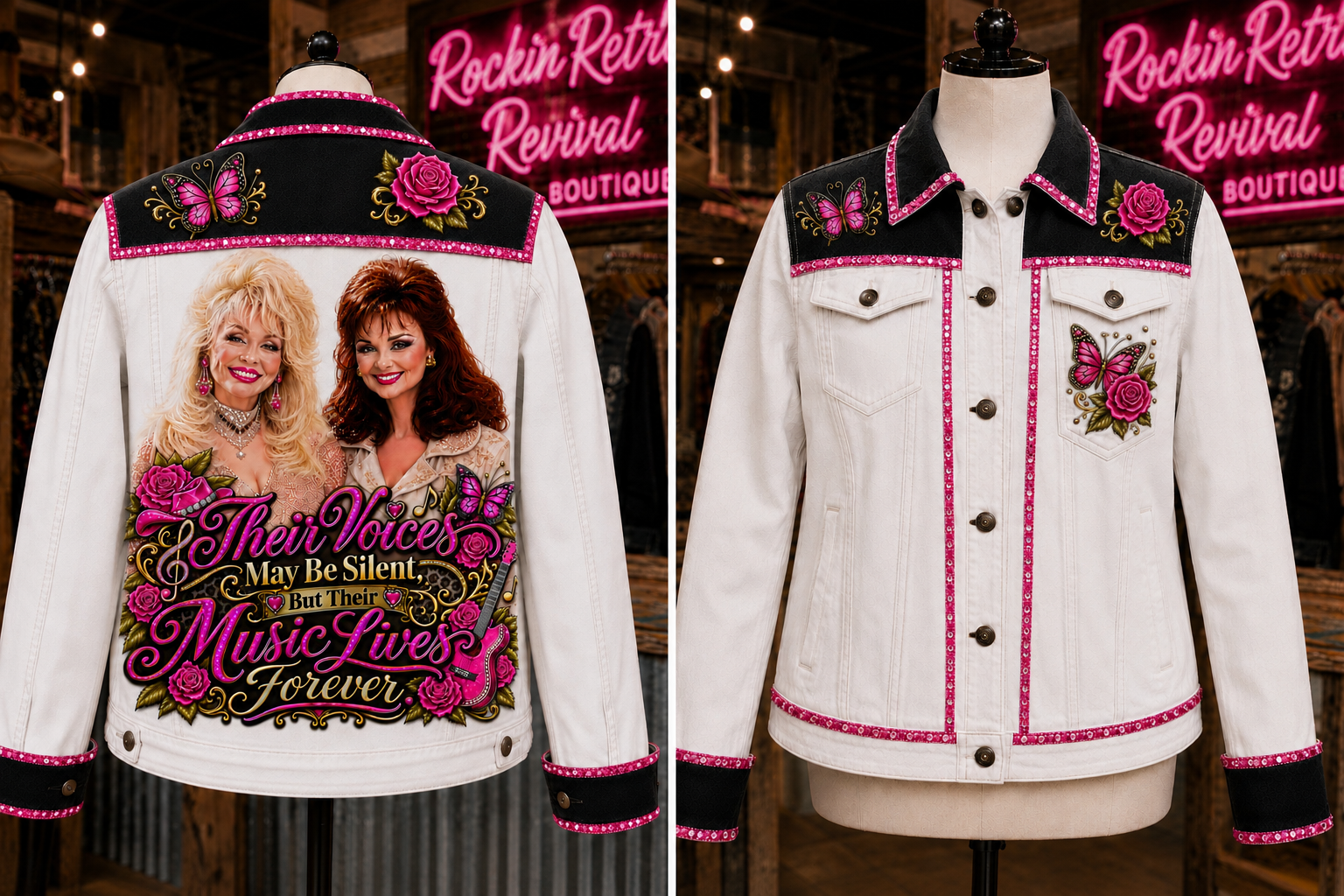 Their Voices Live Forever Denim Jacket