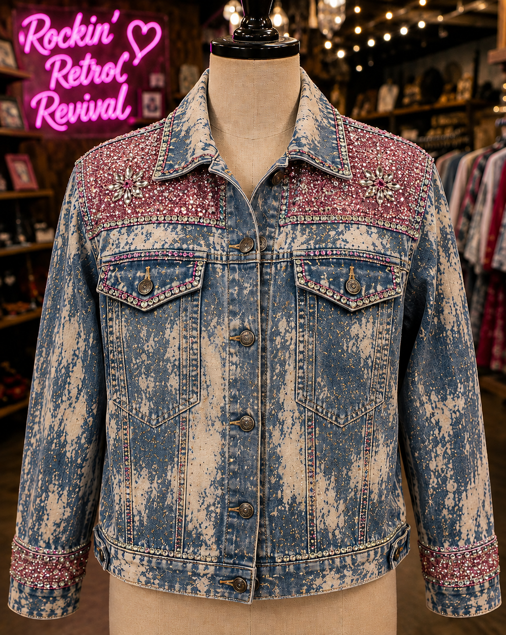 It Costs a Lot of Money to Look This Cheap Bleached Denim Jacket