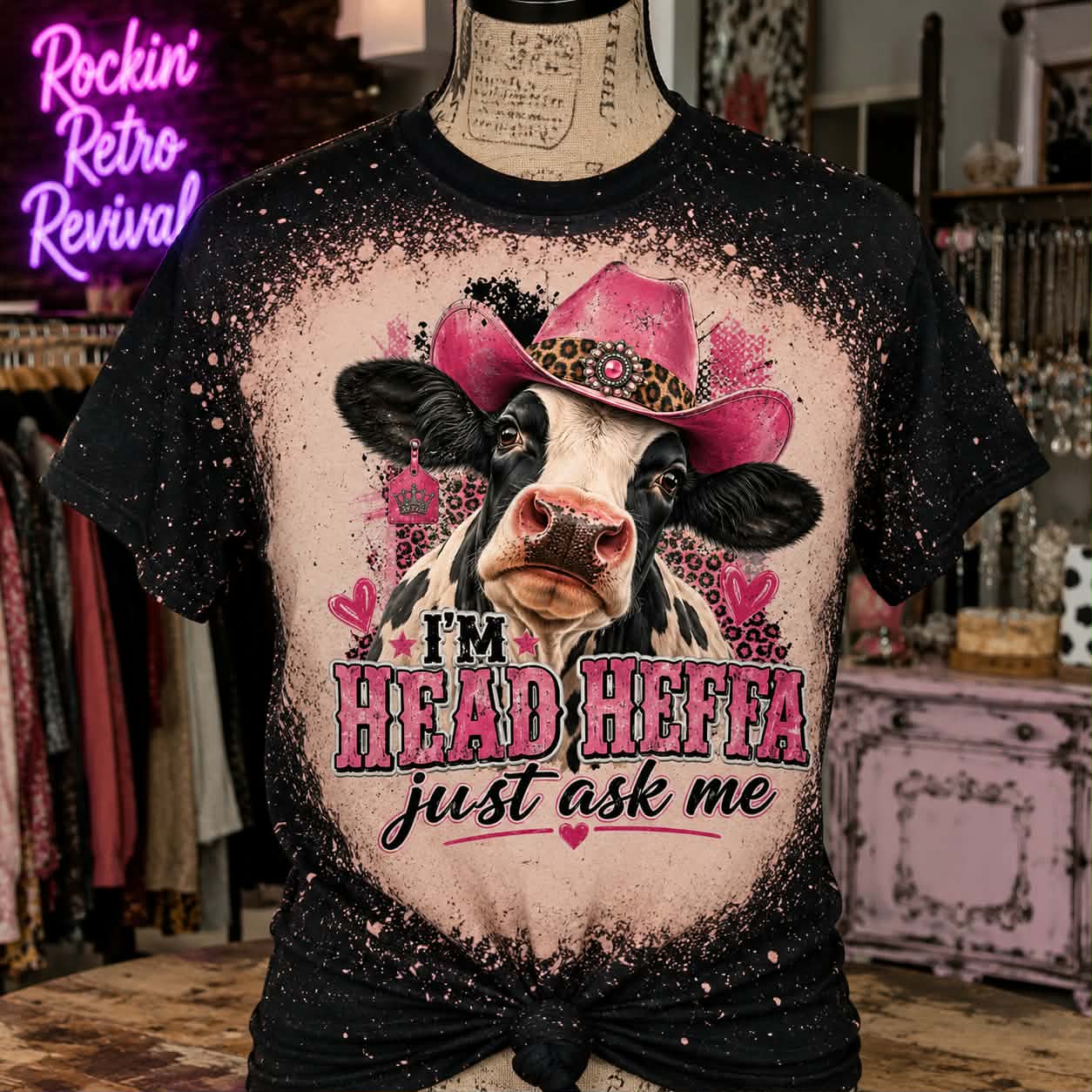 I'm Head Heffa Distressed Graphic Tee