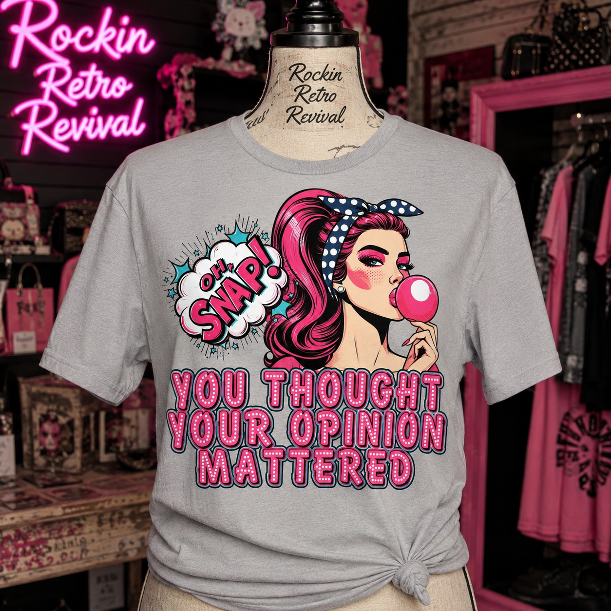 Oh Snap! Retro Comic Graphic Tee