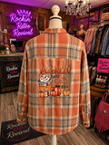 Pumpkin Spice Is Everything Nice Plaid Flannel Shirt